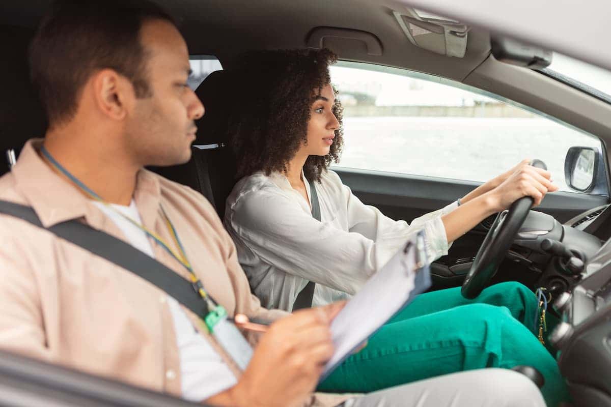 Automatic driving lesson on local Chorlton roads with Bee Drive